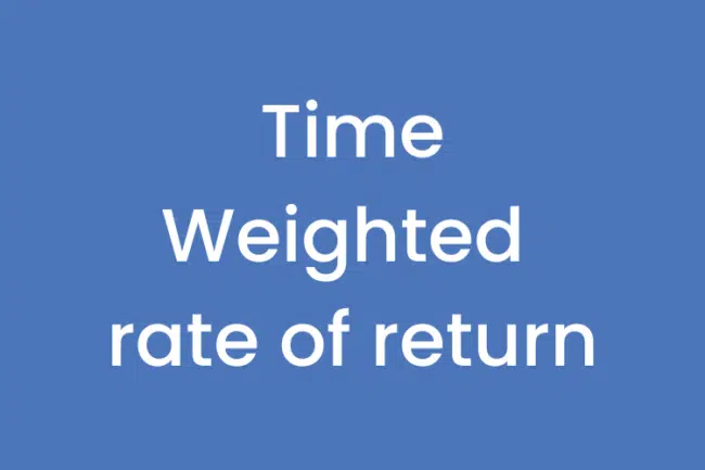 tie weighted rate of return