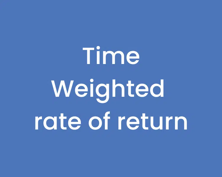 tie weighted rate of return