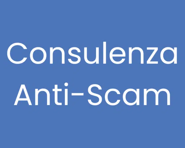 Consulenza antiscam