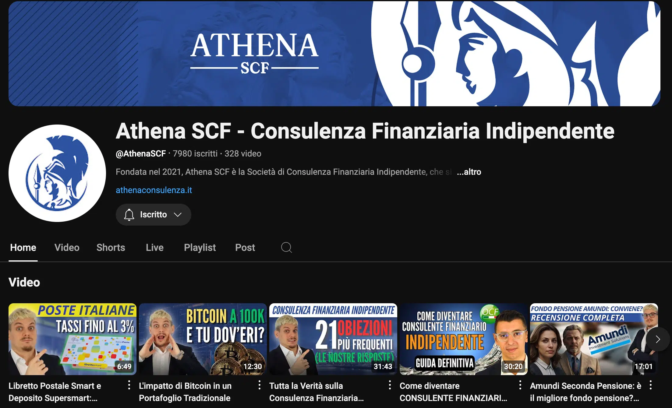 athena scf youtube